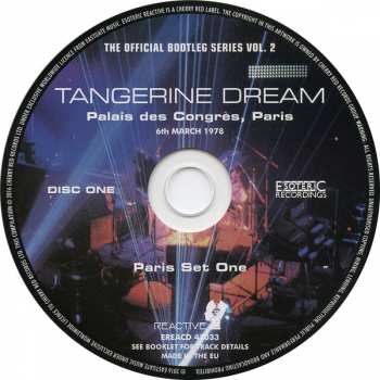 4CD/Set di cofanetti Tangerine Dream: The Official Bootleg Series Volume Two