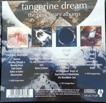 4CD/Set di cofanetti Tangerine Dream: The Pink Years Albums 1970-1973