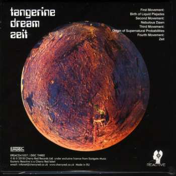 4CD/Set di cofanetti Tangerine Dream: The Pink Years Albums 1970-1973
