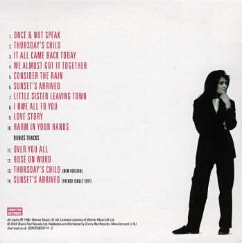 5CD/Set di cofanetti Tanita Tikaram: The WEA / Eastwest Albums 1988-1995