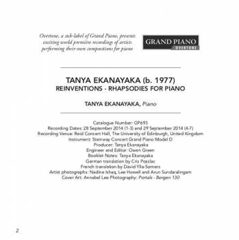 CD Tanya Ekanayaka: Reinventions