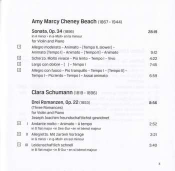 CD Clara Schumann: Tasmin Little Plays Clara Schumann, Dame Ethel Smyth, Amy Beach