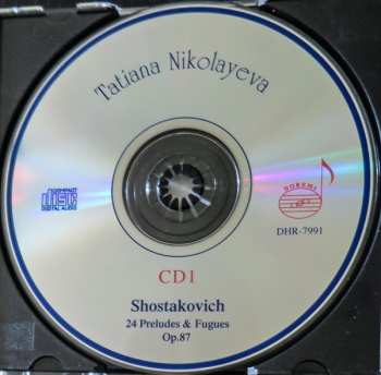 2CD/DVD/Set di cofanetti Pyotr Ilyich Tchaikovsky: 24 Preludes & Fugues, Op.87 / Piano Concerto No.1, Op.23 - Tatiana Nikolayeva Volume 1