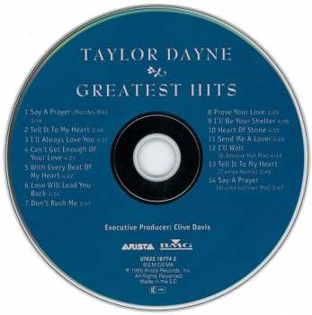 CD Taylor Dayne: Greatest Hits