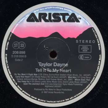 LP Taylor Dayne: Tell It To My Heart