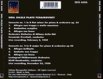 CD Pyotr Ilyich Tchaikovsky: Emil Gilels Plays Tchaikovsky