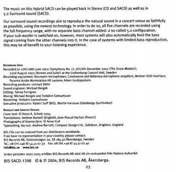 SACD Pyotr Ilyich Tchaikovsky: Symphony No.1 'Winter Daydreams', The Snow Maiden, Romeo And Juliet