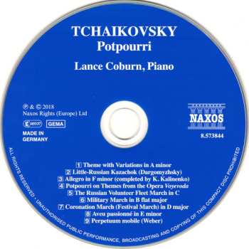 CD Pyotr Ilyich Tchaikovsky: Potpourri