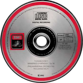 CD Pyotr Ilyich Tchaikovsky: Manfred Symphony