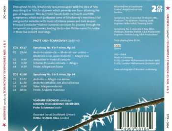 2CD Pyotr Ilyich Tchaikovsky: Symphony No. 4 / Symphony No. 5