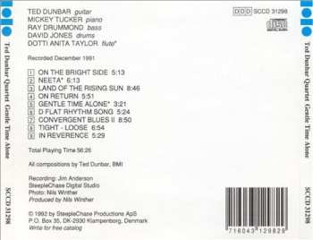 CD Ted Dunbar Quartet: Gentle Time Alone