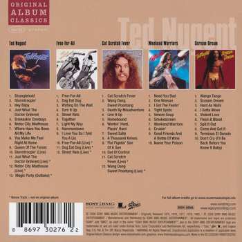 5CD/Set di cofanetti Ted Nugent: Original Album Classics