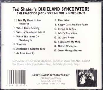 CD Ted Shafer's Dixieland Syncopators: San Francisco Jazz Volume One