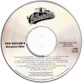 CD Ted Taylor: Ted Taylor's Greatest Hits