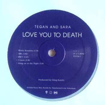 LP Tegan and Sara: Love You To Death CLR