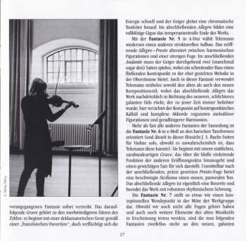 CD Georg Philipp Telemann: Fantasias (For Solo Violin)