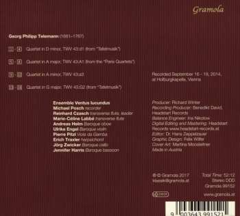 CD Georg Philipp Telemann: Quartette