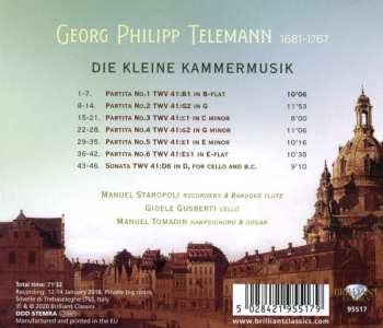 CD Georg Philipp Telemann: Die Kleine Kammermusik