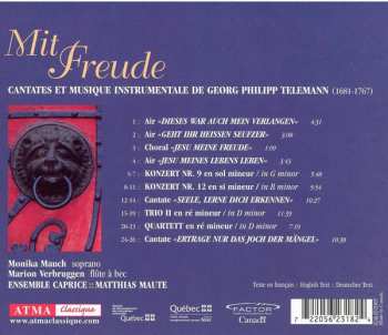 CD Georg Philipp Telemann: Mit Freude