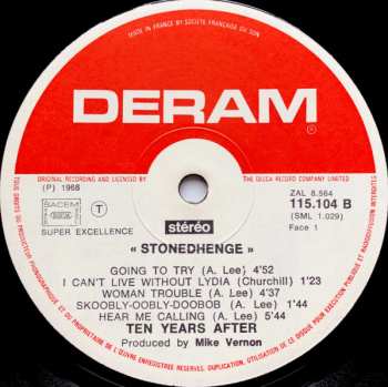LP Ten Years After: Stonedhenge