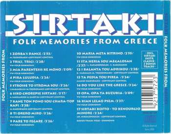 CD L.P.: Sirtaki (Folk Memories From Greece)