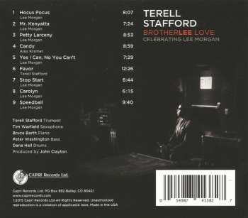 CD Terell Stafford: BrotherLee Love - Celebrating Lee Morgan