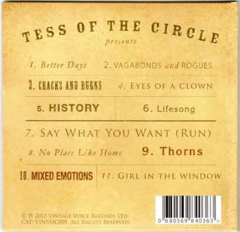 CD Tess Of The Circle: Thorns