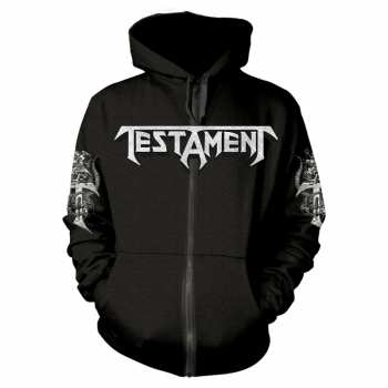 Merch Testament: Felpa con cerniera Pitchfork Horns