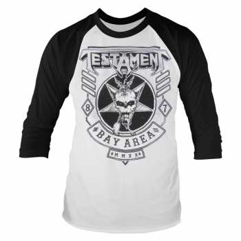 Merch Testament: Maglietta a maniche lunghe Bay Area 87 (white) Europe 2020 Tour