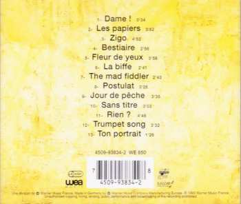 CD Têtes Raides: Fleur De Yeux