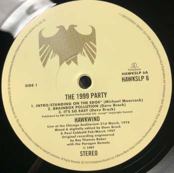 2LP Hawkwind: The '1999' Party (Live At The Chicago Auditorium, March 21 1974)
