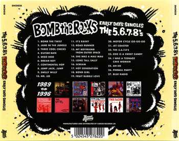 CD The 5.6.7.8's: Bomb The Rocks (Early Days Singles)