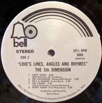 LP The Fifth Dimension: Love's Lines, Angles And Rhymes
