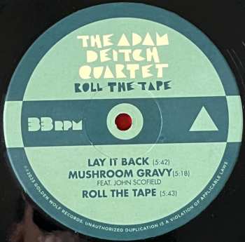 2LP The Adam Deitch Quartet: Roll The Tape