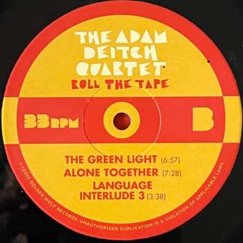 2LP The Adam Deitch Quartet: Roll The Tape