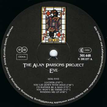 4LP/Set di cofanetti The Alan Parsons Project: I Robot / Pyramid / Eve / The Turn Of A Friendly Card