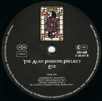 4LP/Set di cofanetti The Alan Parsons Project: I Robot / Pyramid / Eve / The Turn Of A Friendly Card
