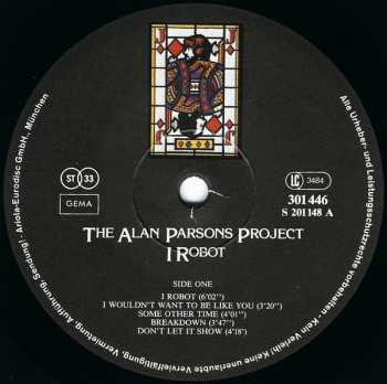 4LP/Set di cofanetti The Alan Parsons Project: I Robot / Pyramid / Eve / The Turn Of A Friendly Card