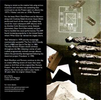 CD The Alan Parsons Project: Pyramid