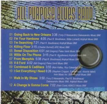 CD The All Purpose Blues Band: Cornbread & Cadillacs