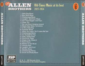 4CD/Set di cofanetti The Allen Brothers: The Allen Brothers With Other Country Brother Acts