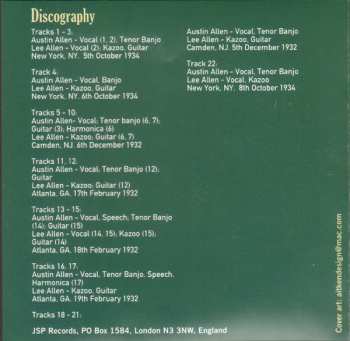 4CD/Set di cofanetti The Allen Brothers: The Allen Brothers With Other Country Brother Acts