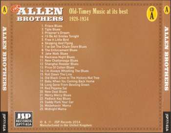 4CD/Set di cofanetti The Allen Brothers: The Allen Brothers With Other Country Brother Acts