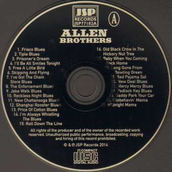 4CD/Set di cofanetti The Allen Brothers: The Allen Brothers With Other Country Brother Acts