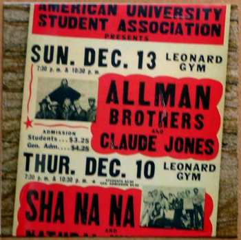 CD The Allman Brothers Band: American University Washington, D.C. 12/13/70