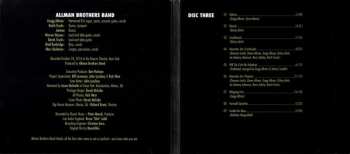 3CD The Allman Brothers Band: Final Concert 10-28-14 (Beacon Theatre, New York City)