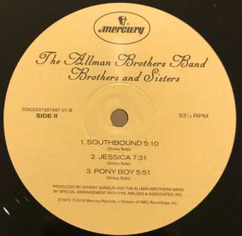 LP The Allman Brothers Band: Brothers And Sisters