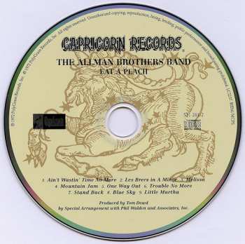 CD The Allman Brothers Band: Eat A Peach