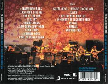 2CD The Allman Brothers Band: Play All Night: Live At The Beacon Theatre 1992 
