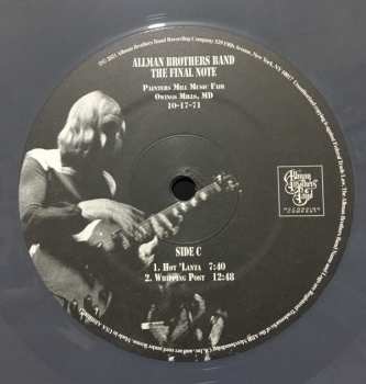 2LP The Allman Brothers Band: The Final Note (Painters Mill Music Fair Owings Mills, MD 10-17-71) LTD | NUM | CLR